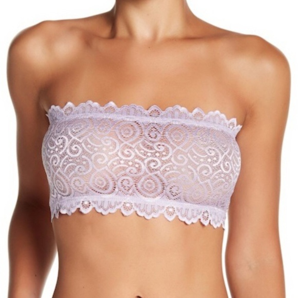 NWT Free People Purple Lace Bandeau